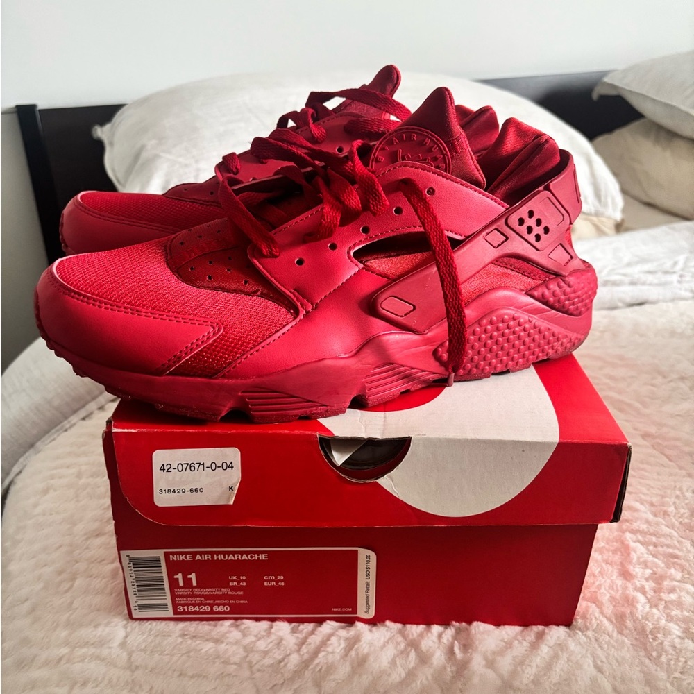 Nike Air Huarache Crimson Sneakers